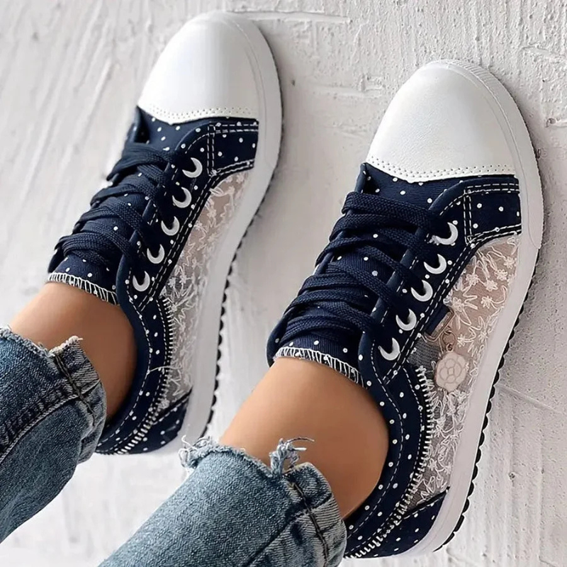 FLORIVIA | Breathable Floral Sneakers