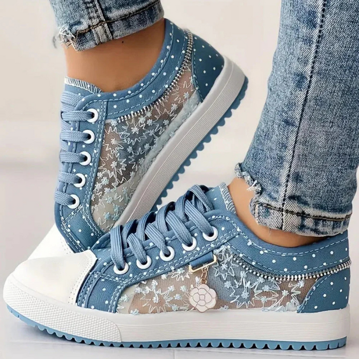FLORIVIA | Breathable Floral Sneakers
