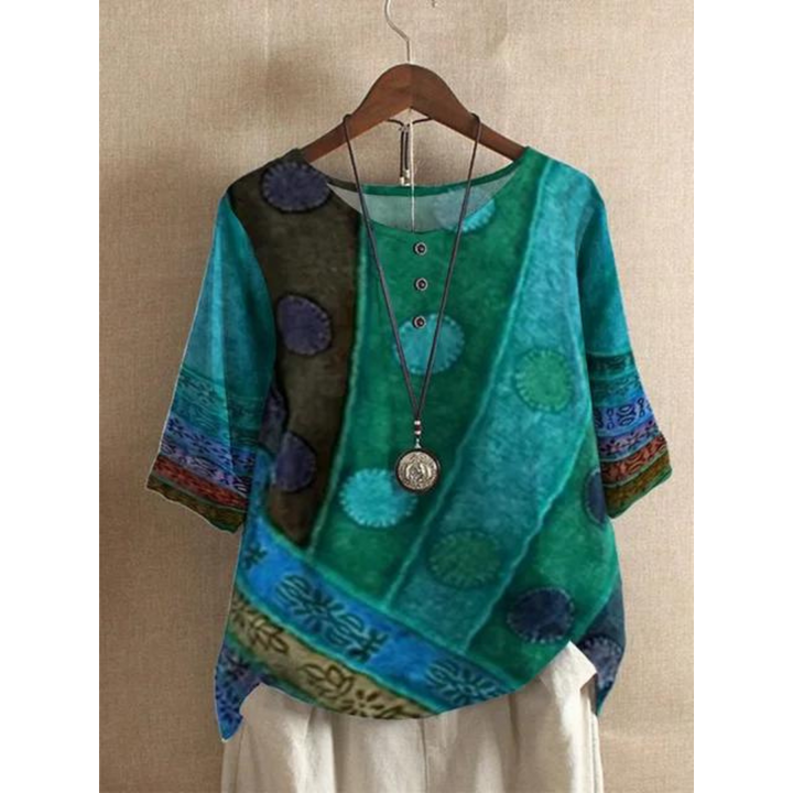MARISTELLE | Artistic Patchwork Top