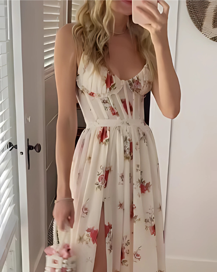 Florrie | Elegant Flowery Dress
