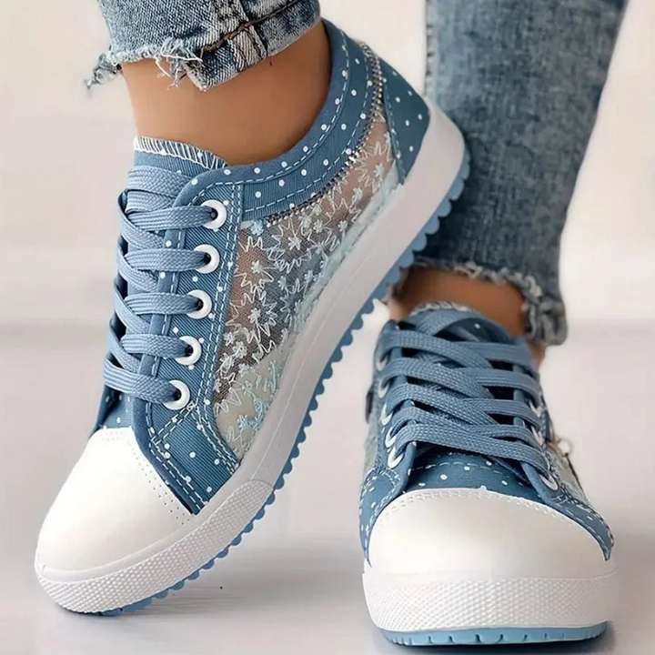 FLORIVIA | Breathable Floral Sneakers