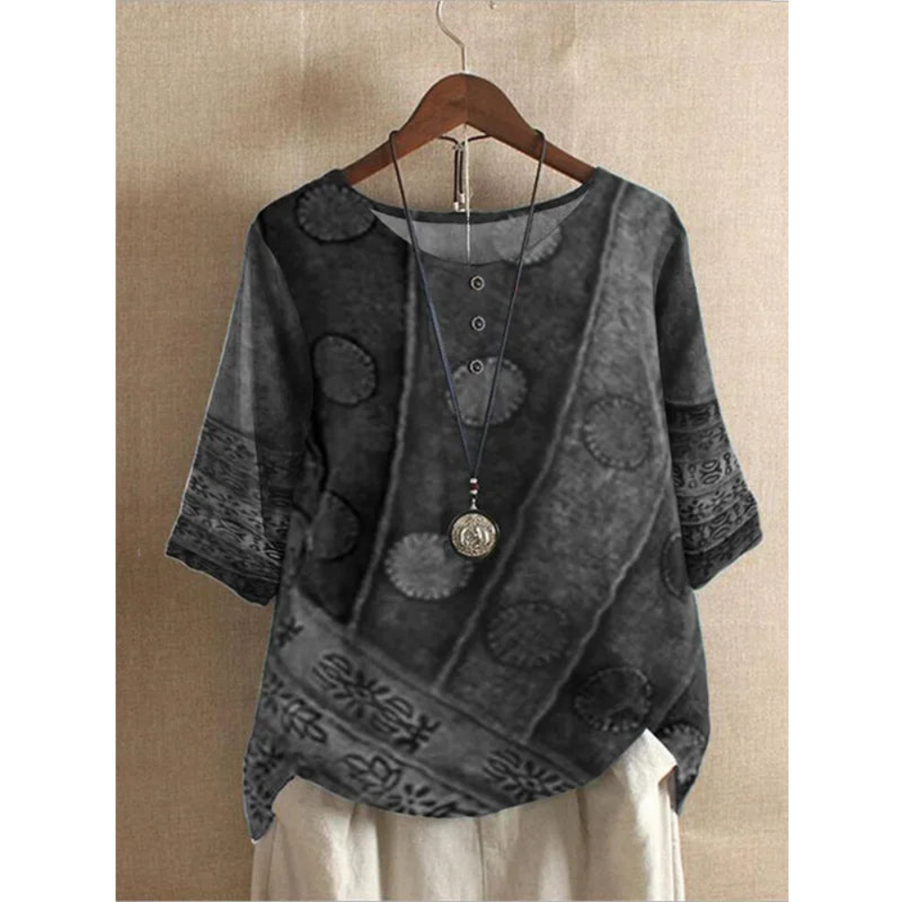 MARISTELLE | Artistic Patchwork Top