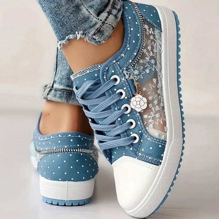 FLORIVIA | Breathable Floral Sneakers