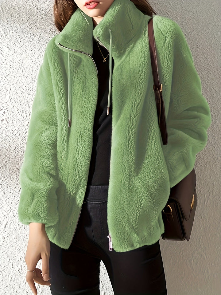 CALENNE | Soft Fleece Zip Jacket