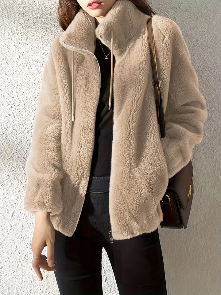 CALENNE | Soft Fleece Zip Jacket