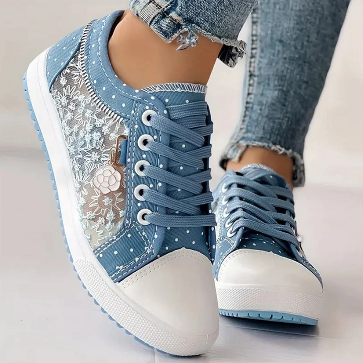 FLORIVIA | Breathable Floral Sneakers
