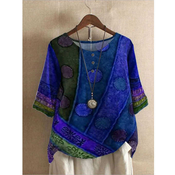 MARISTELLE | Artistic Patchwork Top