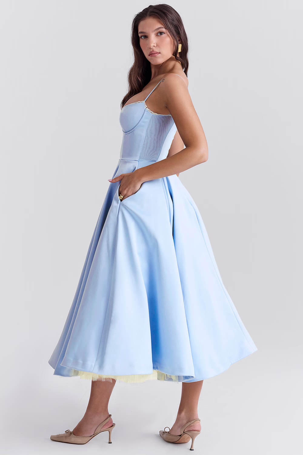 Elouise | Elegant Satin Party Dress
