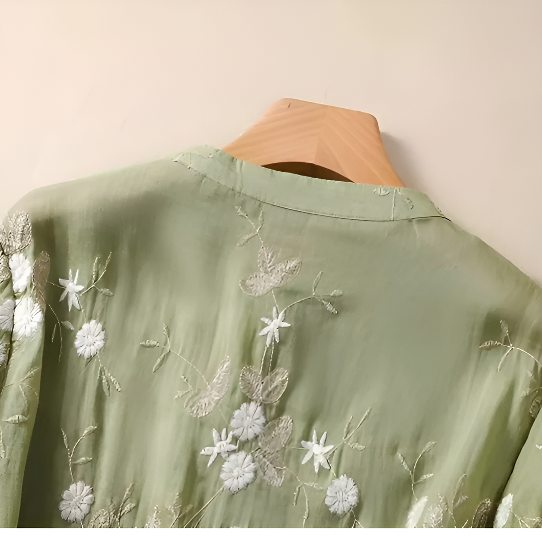 ELIORA | Embroidered Feminine Blouse