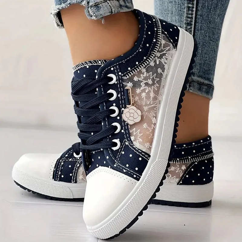 FLORIVIA | Breathable Floral Sneakers