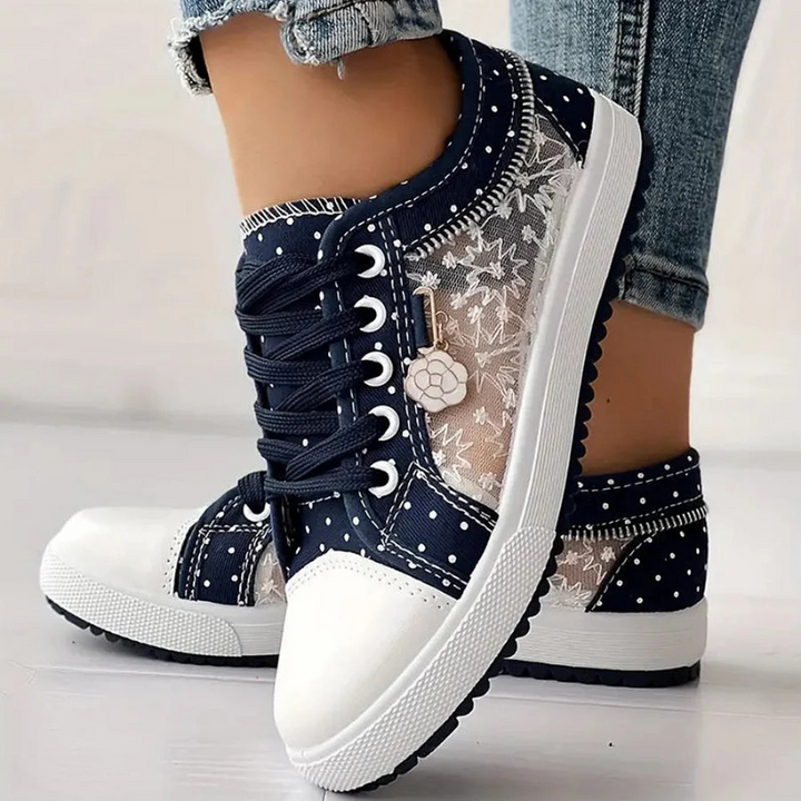FLORIVIA | Breathable Floral Sneakers