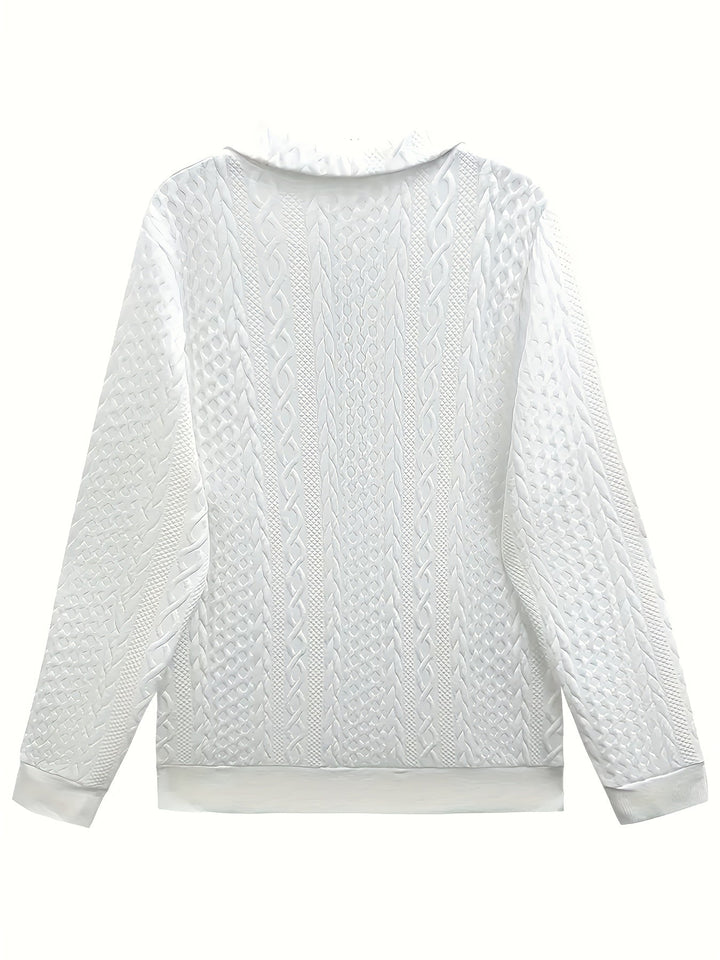 YANNA | Elegant Zip Pocket Sweatshirt