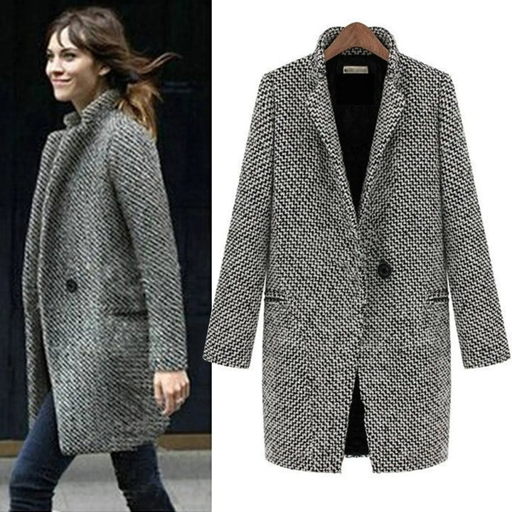 CLARA | Elegant Longline Coat for Chilly Days