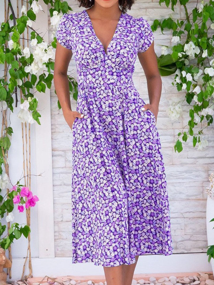 Fyang | Button-Front Midi Dress