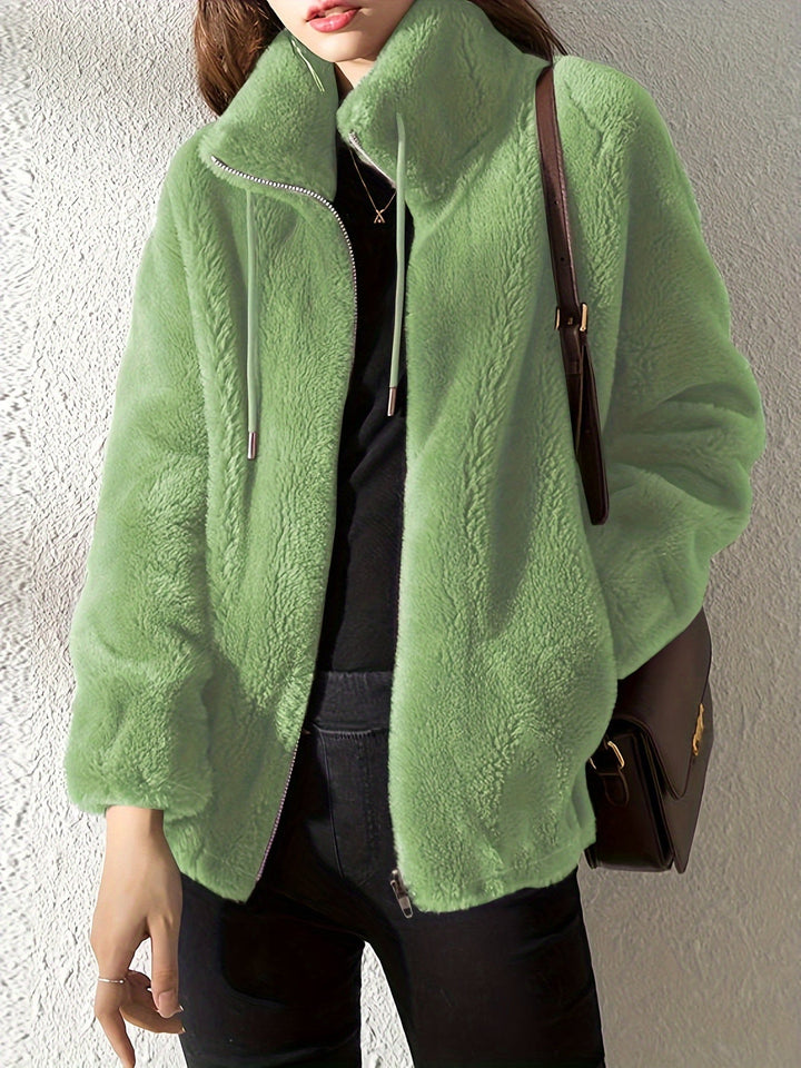 CALENNE | Soft Fleece Zip Jacket