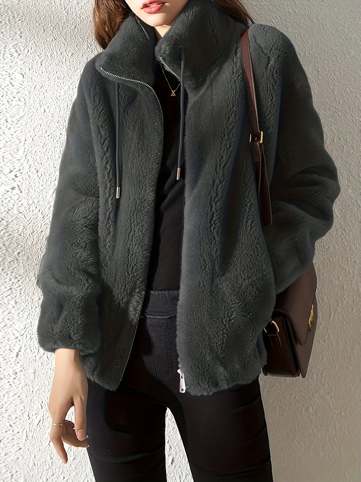 CALENNE | Soft Fleece Zip Jacket
