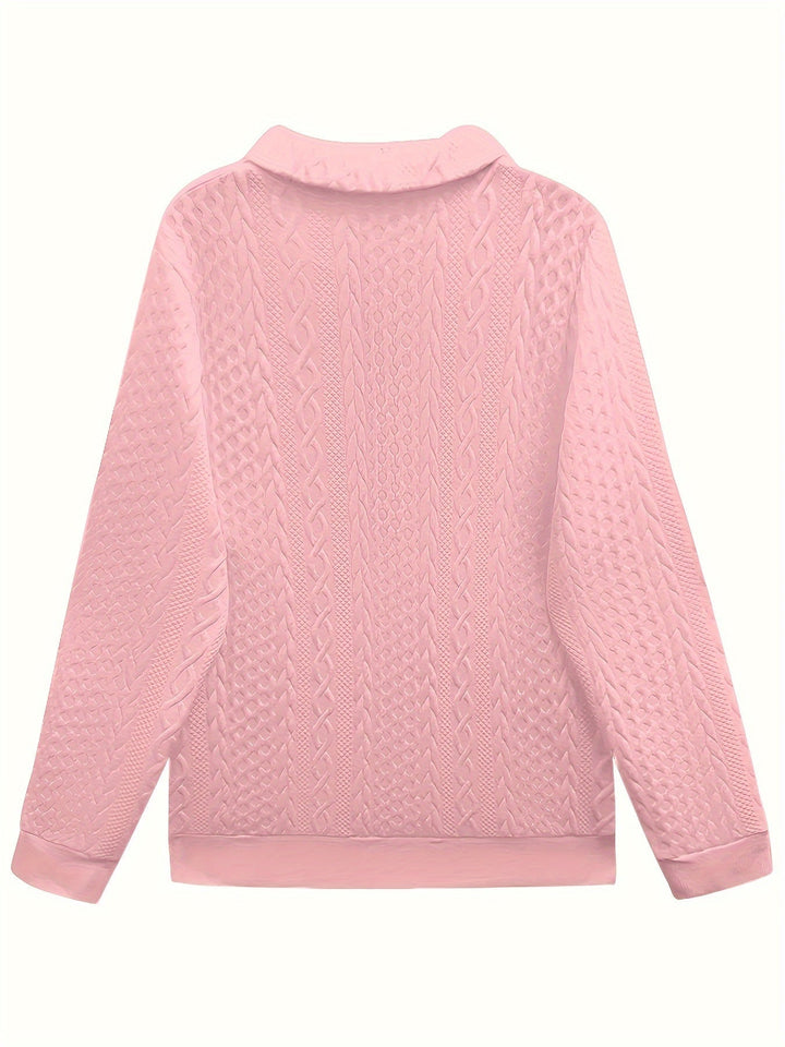 YANNA | Elegant Zip Pocket Sweatshirt